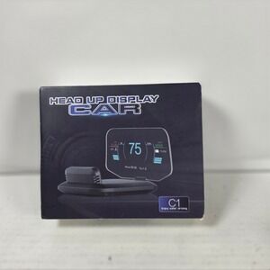 C1 Car Head Up Display HUD OBD2 GPS Speedometer RPM Diagnostic Tool Projector